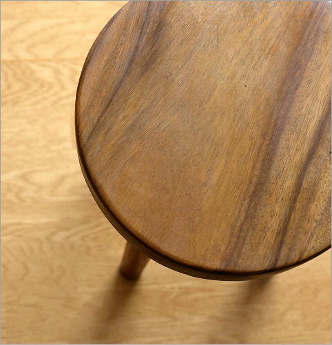 【楽天市場】ウッドスツール 無垢 木製スツール 天然木 丸椅子 丸いす デザインチェアー シンプルスツール モダン 花台 ミニテーブル サイド