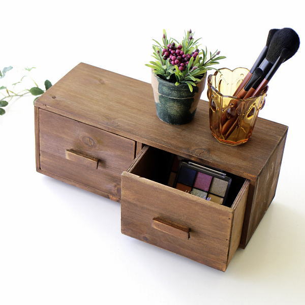 卓上収納 引き出し 木製 卓上チェスト 小物入れ 小物収納ケース ボックス おしゃれ ナチュラル 机上収..