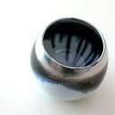 焼酎カップ 焼酎グラス 冷酒グラス フリーカップ 陶器 有田焼 日本製 墨流し&シルバーしずくカップ