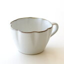マグカップ コップ おしゃれ かわいい 陶器 シンプル 日本製 お花 白 無地 コーヒーカップ 焼き物 和食器 カフェ コーヒー デザイン ギフト インテリア りん花ホワイトマグカップ(3)