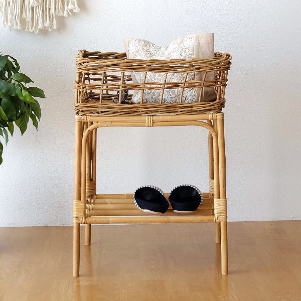 楽天市場】ラタン 棚（収納用品｜生活雑貨）：日用品雑貨・文房具