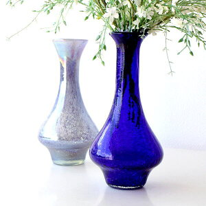 花瓶 おしゃれ ガラス フラワーベース 花器 ガラスベース 大きめ シェイプ オブジェ インテリア ガラスフラワーベース シェイプ 2カラー