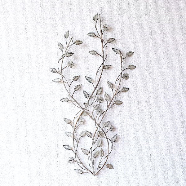 壁飾り アイアン 壁掛け インテリア おしゃれ ウォールデコ 植物 グリーン リーフ 自然 ナチュラル 玄関 リビング 壁面 装飾 ウォールパネル アートパネル ツイストデコアイビー