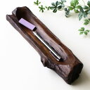 ペントレー おしゃれ ペントレイ ペン置き 木製 ウッド チーク 天然木 かっこいい デスク 小物入れ プレゼント ギフト インテリア チーク 削りだしネイチャ...