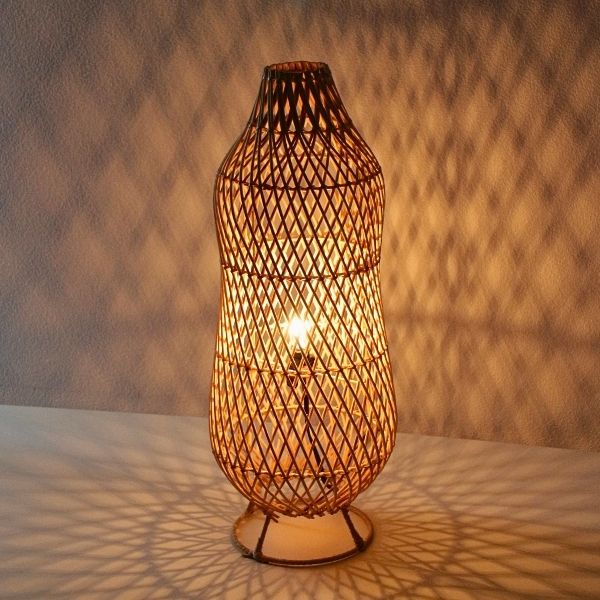 スタンドランプ おしゃれ ランプ 照明 ラタン フロアランプ アジアン フロアスタンド 照明スタンド オ..