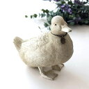 アヒル 鳥 ダック 置物 オブジェ おしゃれ 大きめ かわいい ガーデン 庭 リビング 玄関 小物 雑貨 飾り 樹脂製 ナチュラル インテリア ガーデンオーナメント ダック