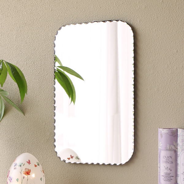 鏡 壁掛け おしゃれ フチなし ウォールミラー 薄型 玄関 トイレ 洗面 シンプル フレームレス 長方形 四..