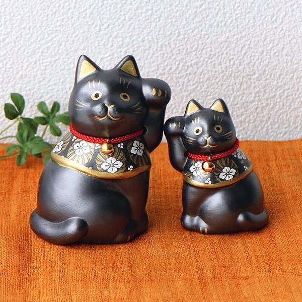 楽天市場】黒 左手 招き猫の通販