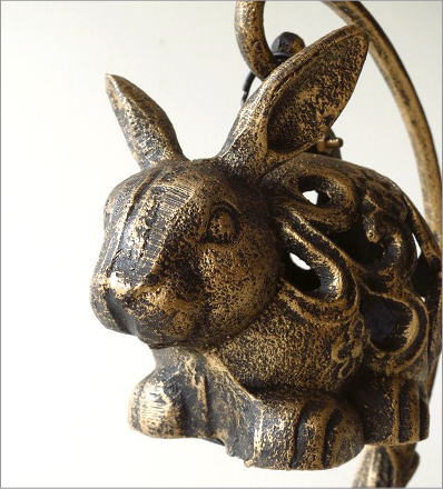 アイアン置物 オブジェ LED うさぎ キャンドルランタン キャンドルスタンド キャンドルホルダー ろうそく立て 蝋燭立て お香 灯り LED付きアイアンウサギのランタン通販格安セール情報 楽天 通販