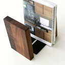 ブックエンド 木製 無垢 天然木 本立て ブックスタンド おしゃれ 卓上 机上 シンプル ナチュラル かわいい モダン 四角 ウォールナット 北欧 整理 本棚 ...