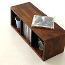 CDラック 木製 天然木 無垢材 CDボックス CD収納BOX 収納棚 小物入れ 収納ボックス 調味 ...