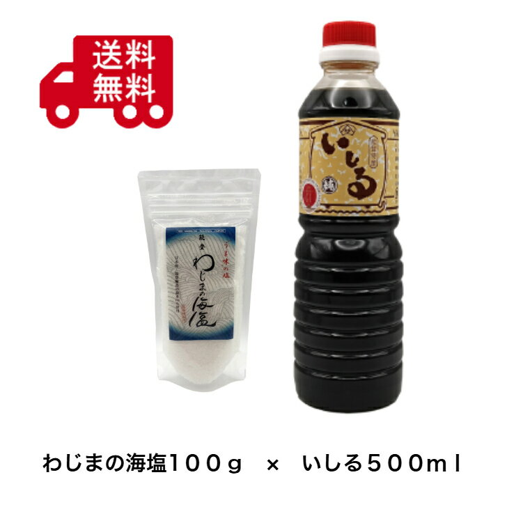 『能登　わじまの海塩100g×いしる500mlセット』料理が変わるセット、国産、魚醤、調味料、詰め合わせ