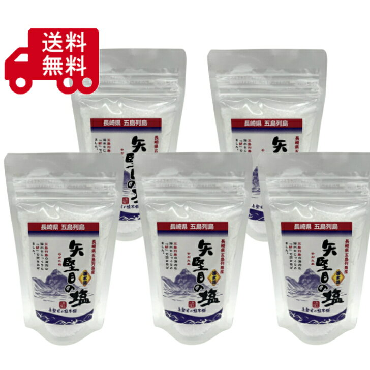 樂天商城 - 矢堅目の塩　100g×5袋セット　やがためのしお　食塩　調味料