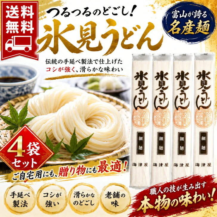 楽天市場】海津屋 氷見うどん つゆ セットの通販