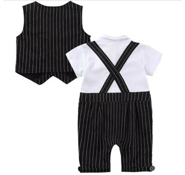 ベビー フォーマル 男の子 ロンパース 半袖 ブルー 蝶ネクタイ グレンチェック ベビー服 12899 すうじドリルおまけ付き