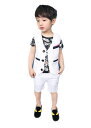 フォーマル半袖 ベビースーツ【送料無料 】男の子 80cm 90cm 95cm 新生児 幼児 ベスト シャツ ベビー服 結婚式 出産祝い プレゼント ギフト 七...