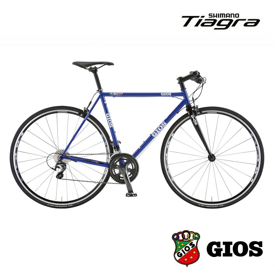 【P最大18倍（10/29 10時まで/エントリ含）】2019モデルGIOS（ジオス）AMPIO TIAGRA(アンピーオティアグラ)クロモリクロスバイク【送料プランB】 【完全組立】【店頭受取対応商品】