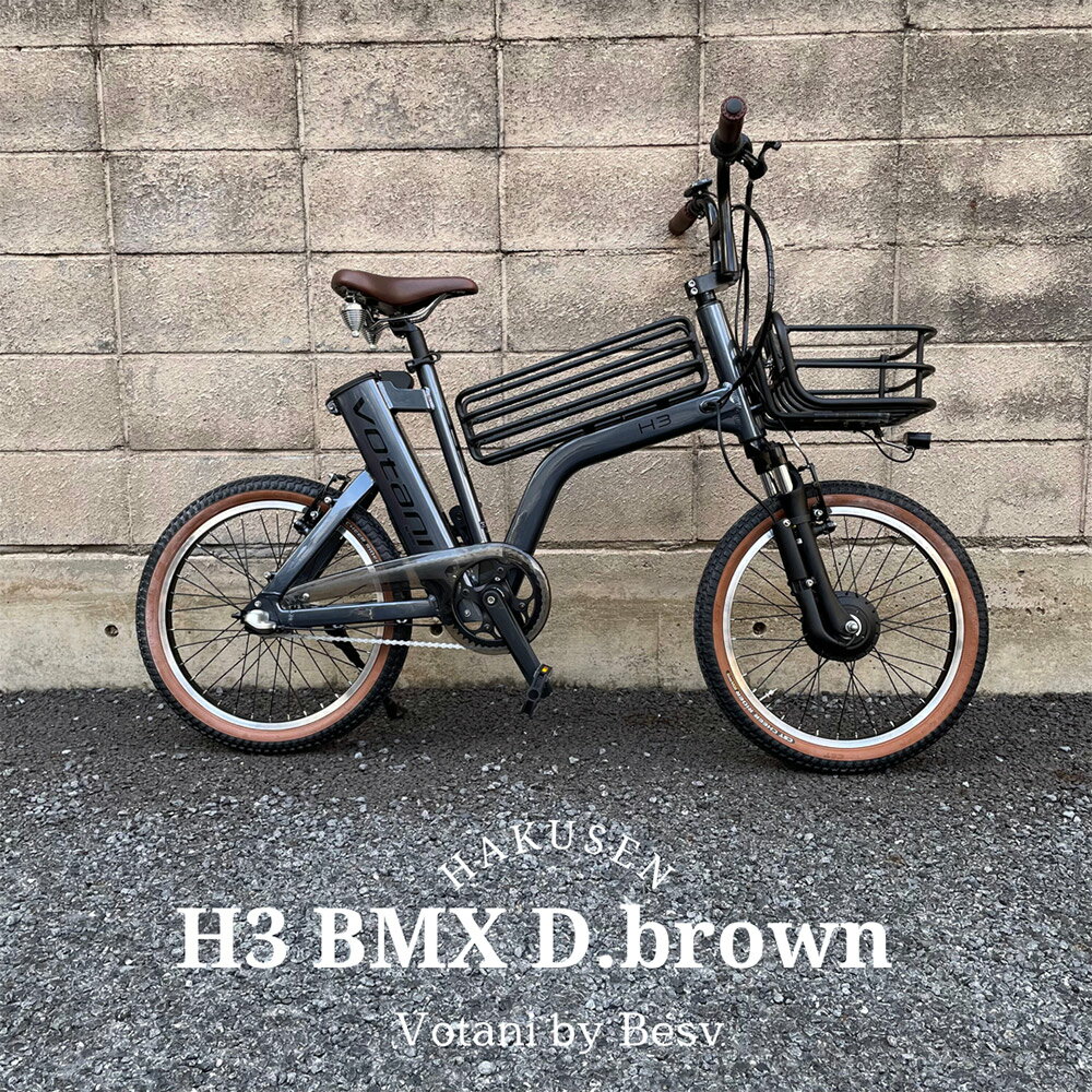 【BMX/パイプバスケット/ダークブラウンカスタム】H3VOTANI by BESV(ヴォターニ/ボターニ ベスビー)センタ...
