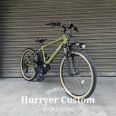 【ライザーバー厳選カスタム】HURRYER(ハリア) BE-ELH642パナソニック電動アシスト自転車・E-BIKE(イーバイク)【送料プランA】【関東/近畿は地方で送料異なる(注文後修正)】