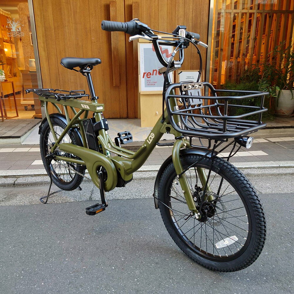 【アルミパイプバスケット搭載】LOG WAGON E(ログワゴンe)ASAHI(あさひ)20インチ電...