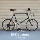 【期間限定半額(ARAYA・予告なく終了)】【WALD137バスケット搭載フルカスタム】RALEIGH(ラレー)RSS(RSW sport)ミニベロ・小径自転車【送料プランB】【関東/近畿は地方で送料異なる(注文後修正)】