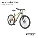 在庫有りAVALANCHE ELITE27.5 V2（アバランチェエリート V2）GT27.5/650B MTB マウンテンバイク【送料プランB】【関東/近畿は地方で送料異なる(注文後修正)】