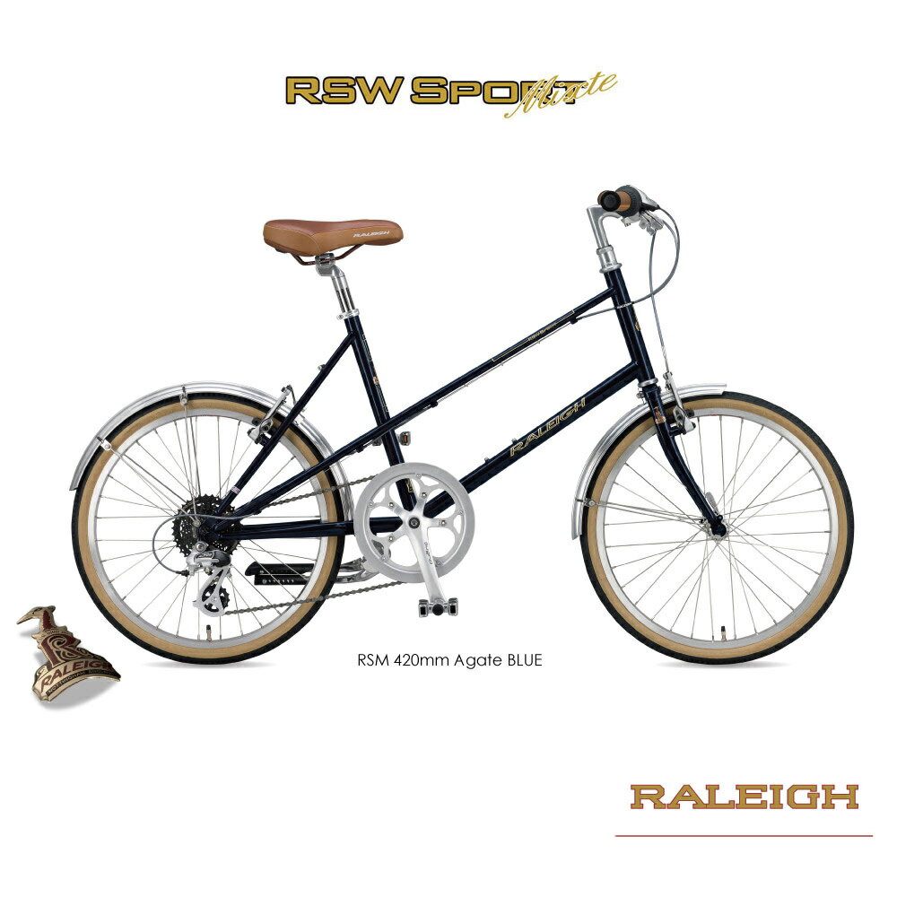 2022モデルRALEIGH(ラレー)RSM（RSWsportmixte）ミニベロ・小径自転車【送料プランB】【関東/近畿は地方で送料異なる(注文後修正)】