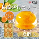 【3980円以上お買い上げで送料無料】白水堂 期間限定 長崎まるごとびわゼリー詰合せ 6個入 /お中元 中元 ギフト お土産 プレゼント びわゼリー 長崎びわ 和スイーツ お取り寄せ 通販 お土産 お中元 お歳暮 プレゼント ギフト