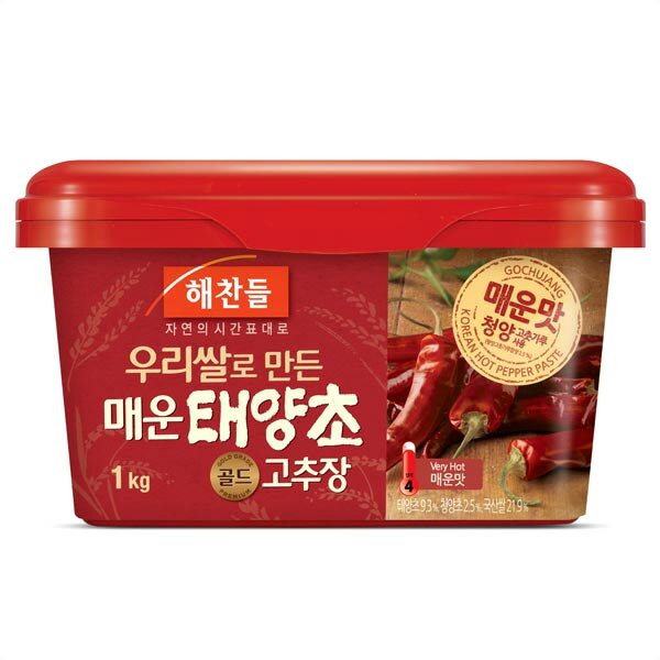 コチュジャン（辛口）／へチャンドル（1kg／韓国産）｜業務用12個入／送料無料