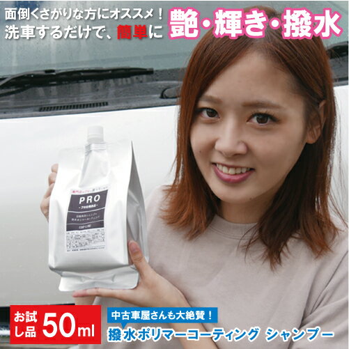 【ネコポス送料無料・レビューで550円クーポンGET】撥水ポリマーコーティングシャンプー【業務用プロ ...