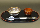 小判型膳 欅ぐい呑セット