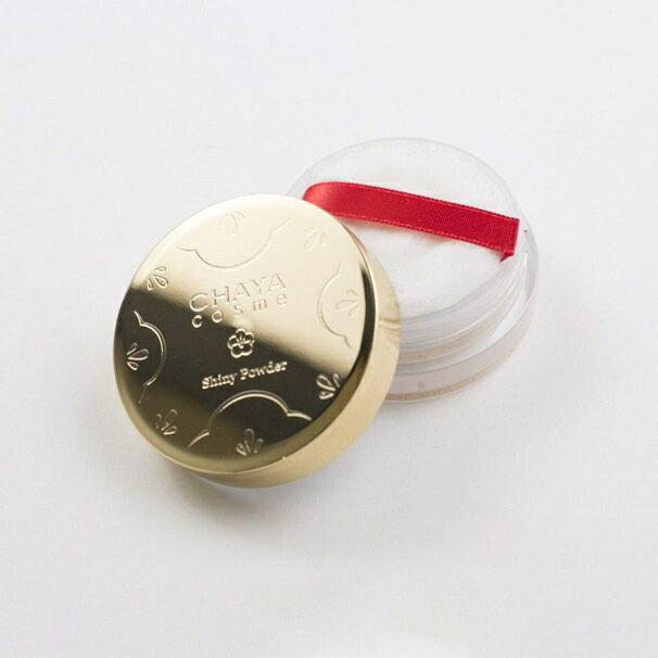 「CHAYA cosme シャイニーパウダー」フェイスパウダー メイク仕上げ ハイライト パール ラメ ツヤ デコルテ 手の甲 ボディ キラキラ 艶 つや 透明...