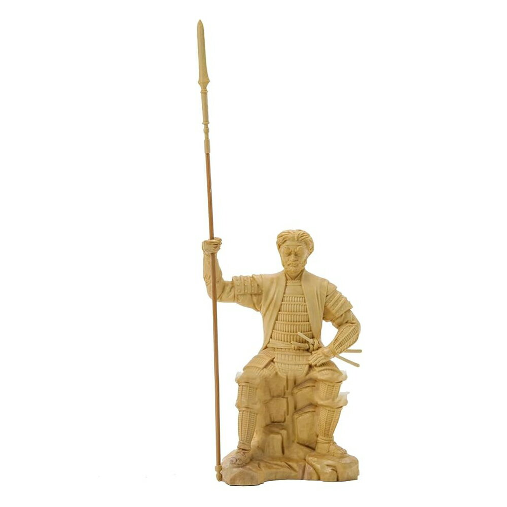 HASEL ハセル 戦国武将 木製フィギュア 柴田勝家 匠 木製 ご利益 木彫り 置物 置き物 縁起物 フィギュア