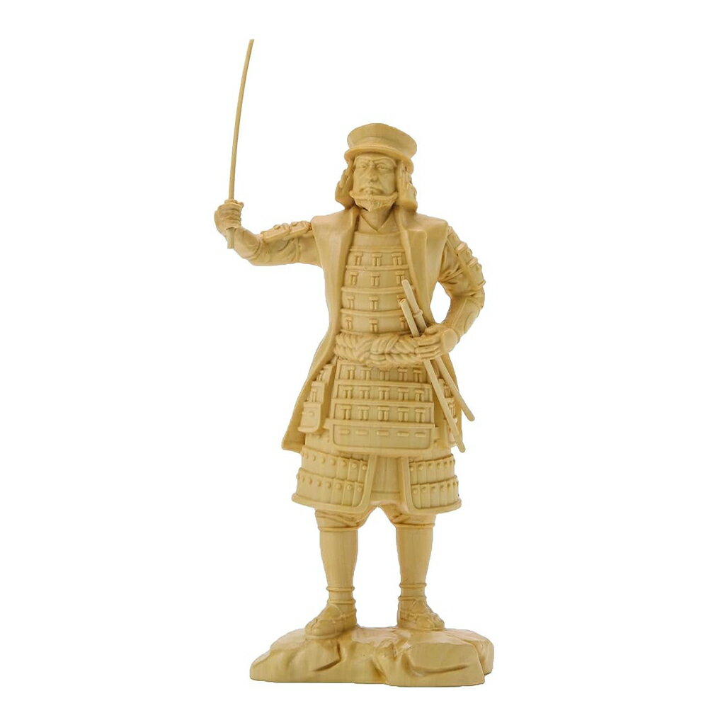 HASEL ハセル 戦国武将 木製フィギュア 徳川家康 匠 木製 ご利益 木彫り 置物 置き物 縁起物 フィギュア