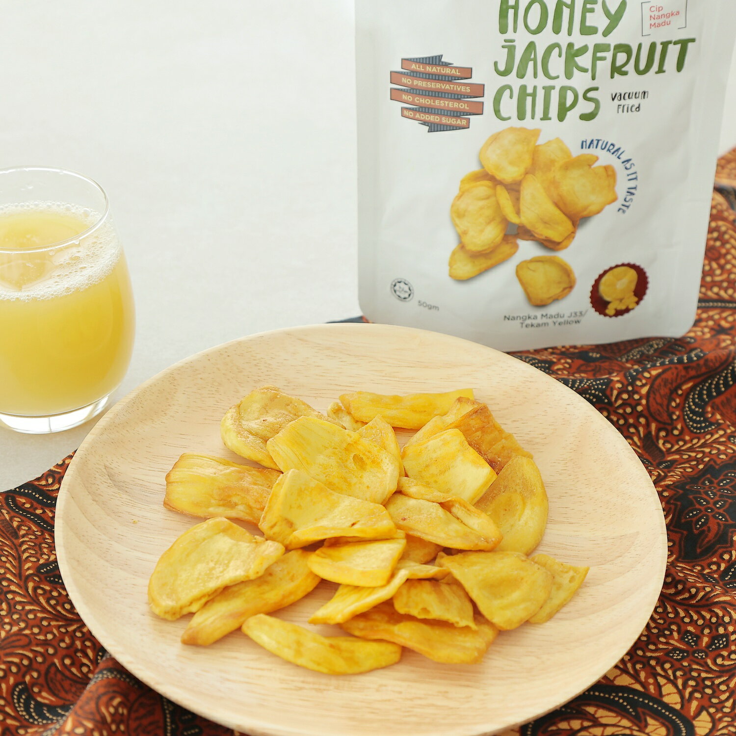 PakCHIPS ハニージャックフルーツ チップス