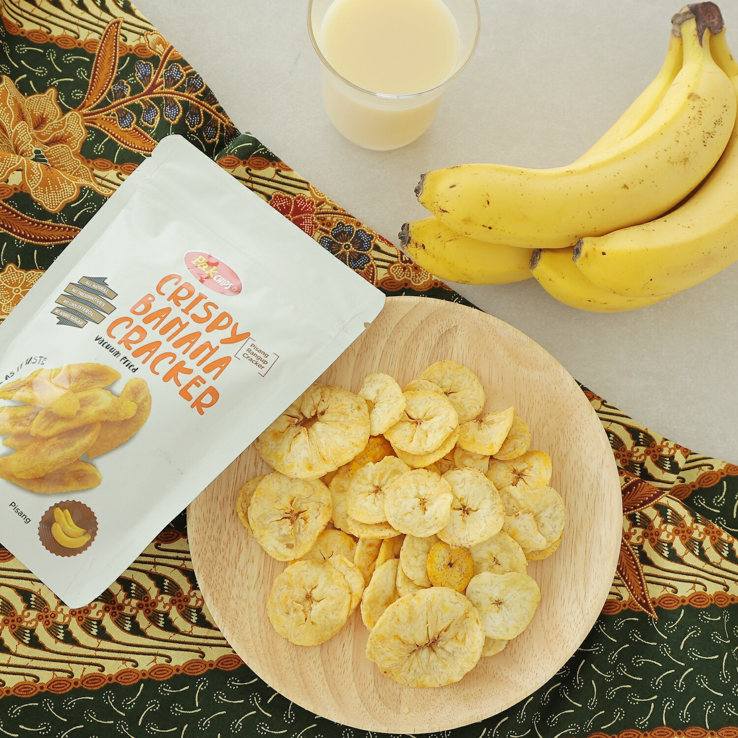 PakCHIPS クリスピー バナナチップス