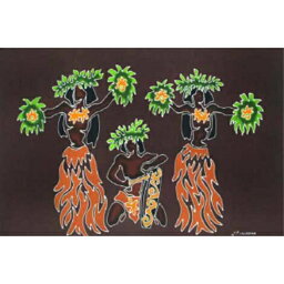 ハワイ　タヒチアン　タヒチアンパレオ【 タヒチアンダンス 】 ダークブラウン