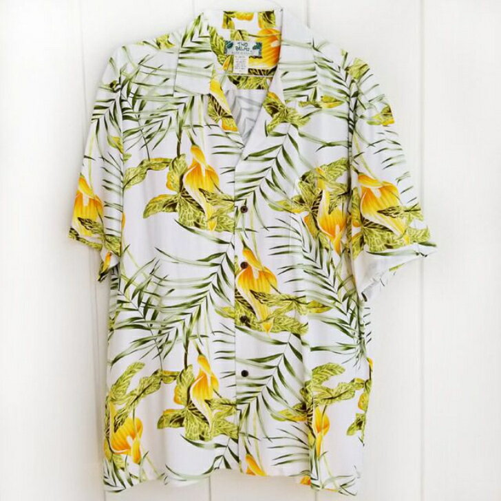ハワイ・タヒチアンで人気のモチーフのメンズアロハシャツです！
