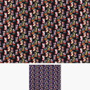 ハワイ ハワイアン コットン生地 CM-20-40【 花札モチーフ 】