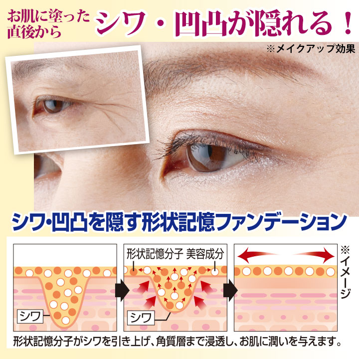 【特価】ネクストファンデーション未来習慣 [Z1282] シワ隠し コンシーラー ビューティ コスメ ベースメイク コスメ クリームファンデ コンシーラー シワ隠し ヒアルロン酸 コラーゲン