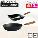 【期間限定!ポイント20倍】 【ギフトにもおすすめ】 燕三条製 鉄フライパンセット 鉄フライパン 26cm 鉄製 卵焼きフライパン 日本製 鉄フライパンIH ミニブラシ付 軽量 軽い IH対応 直火 ガス火 IH 鉄 フライパン キャンプ アウトドア