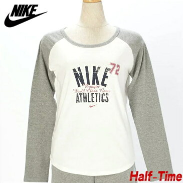 A6☆ナイキ（NIKE）レディースヘリテージカラーブロック長袖Tシャツ（372989）【AFCH】【あす楽対応】【楽ギフ_包装】【スポーツ用品 トップス ロンt ロングtシャツ スポーツウェア スポーツウエア トレーニング インナー】