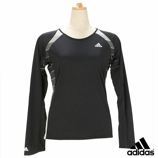 B1★長袖Tシャツ/アディダス(adidas)レディース CL UV(LD429)【BAFO】【あす楽対応】【楽ギフ_包装】【スポーツ用品 トップス ロンt ロングtシャツ スポーツウェア スポーツウエア トレーニングウェア インナー】