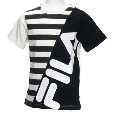 C1★半袖Tシャツ/フィラ(FILA)ジュニア(D1902) 斜め切替【FIU40】【あす楽対応】【楽ギフ_包装】【スポーツ用品 カジュアル ティーシャツ トップス スポーツウェア スポーツウエア 子供服 トレーニングウェア 男の子 部活】