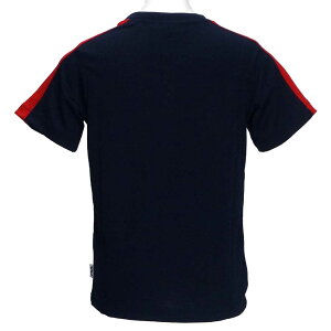 半袖Tシャツ/フィラ(FILA)ジュニア(D1904)肩切替45紺/赤