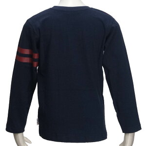 長袖Tシャツ/フィラ(FILA)ジュニア(D3806)長袖Tシャツ45紺/エンジ