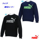 A6★裏毛トレーナー/プーマ(PUMA)ジュニア(670044)PUMAロゴクルースウェット 【AEOE70】【あす楽対応】【楽ギフ_包装】【スポーツブランド スポーツウェア トレーナー トップス 冬服 子供服 キッズ トレーニング】