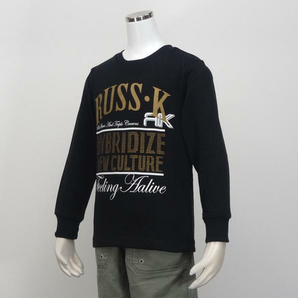 G4★裏毛トレーナー/ラスケー(RUSS-K)ジュニア (RS3401)【GEO48】【あす楽対応】【クロネコDM便対応可】【楽ギフ_包装】【スポーツブランド スポーツウェア トレーナー キッズ ブランド トレーニング スウェット 部屋着 あったか 幼児】