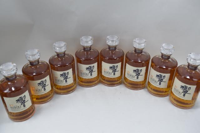 【未開栓】サントリー ウイスキー 響 17年 700ml 8本セット 休売品 希少 まとめ 送料無料 【中古】