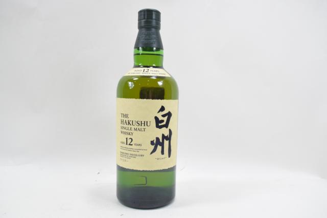 【未開栓】サントリー 白州 12年 700ml シングルモルト ウイスキー 休売品 希少 送料無料 【中古】